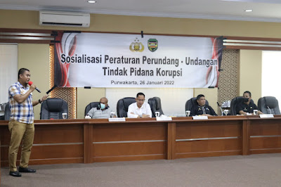 Sekretariat DPRD Laksanakan Sosialisasi Perundang-undangan Tipikor