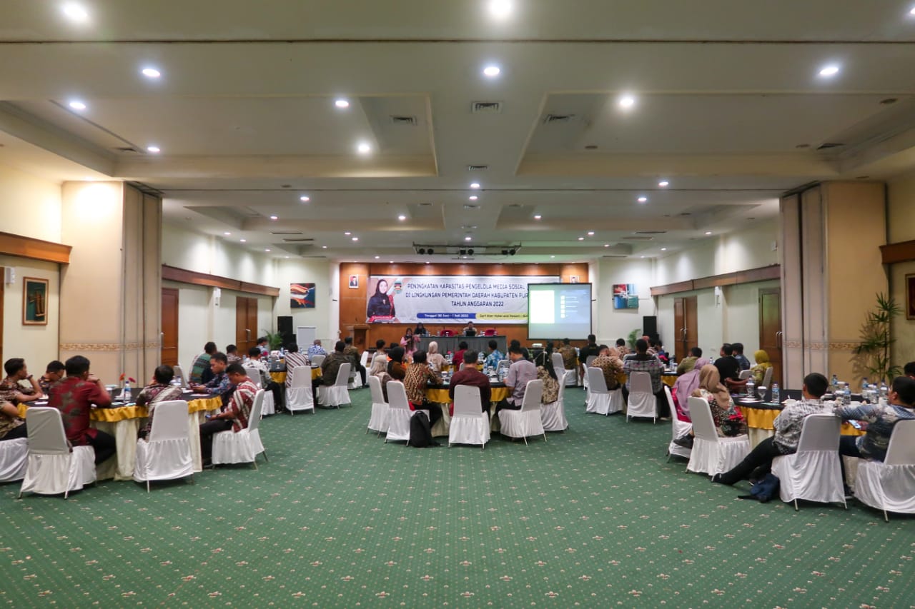 Sekretariat DPRD Purwakarta mengikuti Peningkatan Kapasitas Pengelola Media Sosial di Lingkungan Pemerintah Daerah Kabupaten Purwakarta