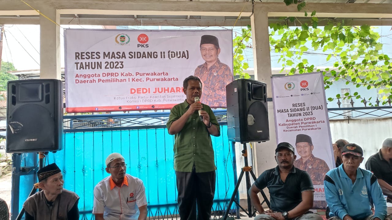 Ketua Fraksi PKS DPRD Purwakarta Saat Melaksanakan Reses Diminta Warga Agar Mencalonkan Kembali pada Pileg 2024 Nanti